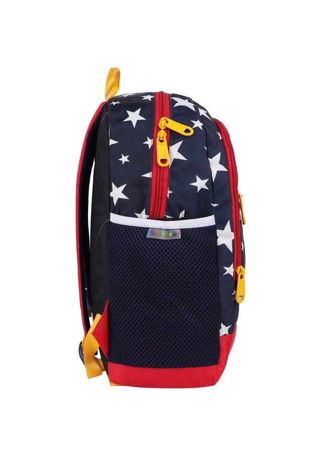 Gear Eco Red Star Kids 15" 13 Ltrs Navy Blue School Backpack (BKPECORDB1505) - Image 3