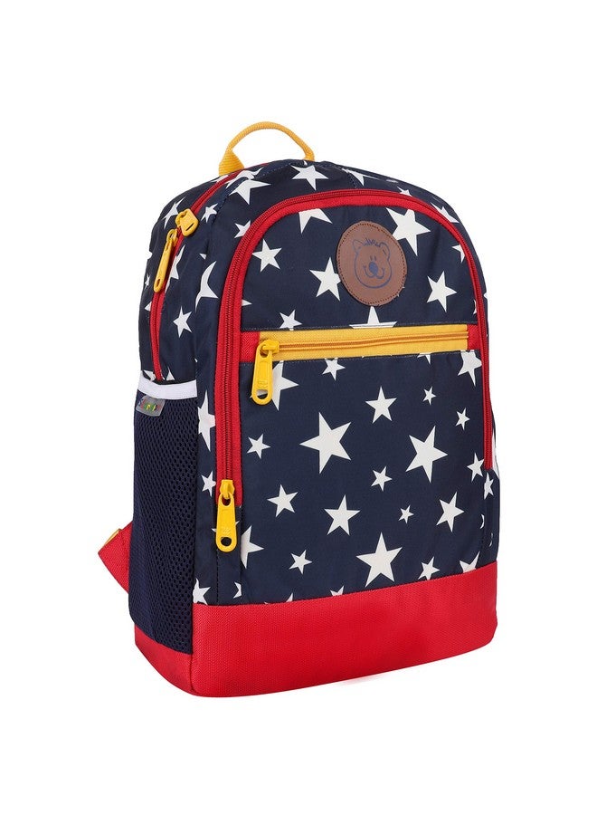 Gear Eco Red Star Kids 15" 13 Ltrs Navy Blue School Backpack (BKPECORDB1505) - Image 2