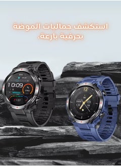 AOLON Tetra R2 Smart Watch Original 100 exercise modes Men Sports Fitness Tracker Bluetooth Call Blue  - Image 3