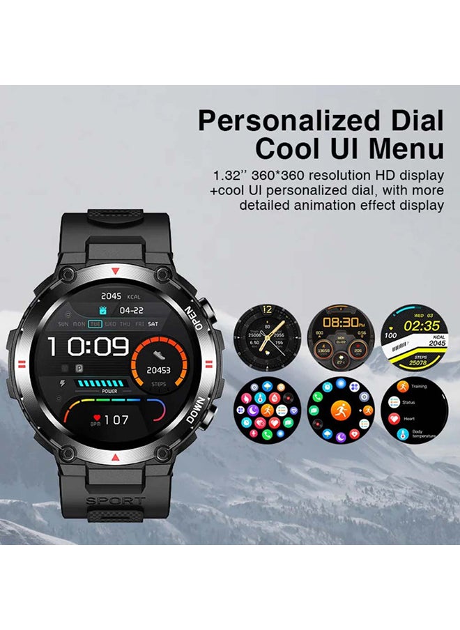 AOLON - Tetra R2 Smart Watch Original 100 exercise modes Men Sports Fitness Tracker Bluetooth Call Blue - Image 1