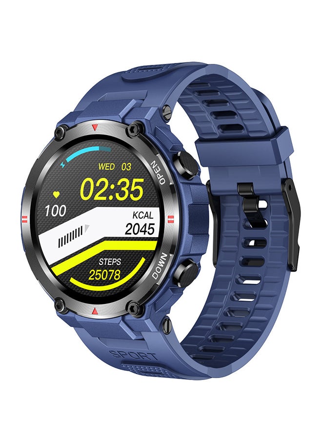 AOLON - Tetra R2 Smart Watch Original 100 exercise modes Men Sports Fitness Tracker Bluetooth Call Blue - Image 1