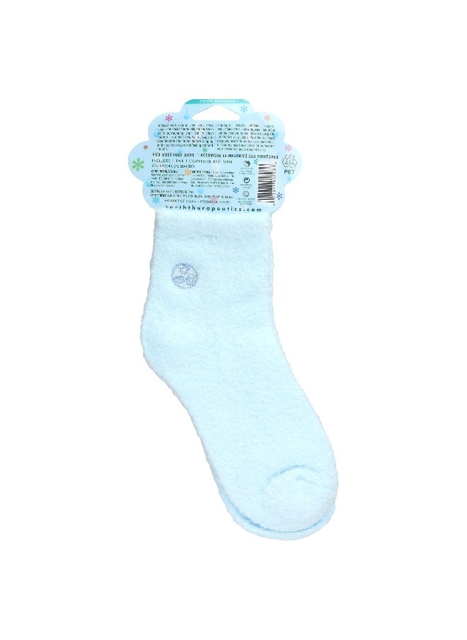 Earth Therapeutics - Earth Therapeutics, Aloe Moisture, Aloe Socks, Blue, 1 Pair - Image 1