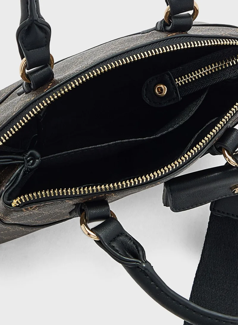 NINE WEST Top Handle Zip Over Satchel