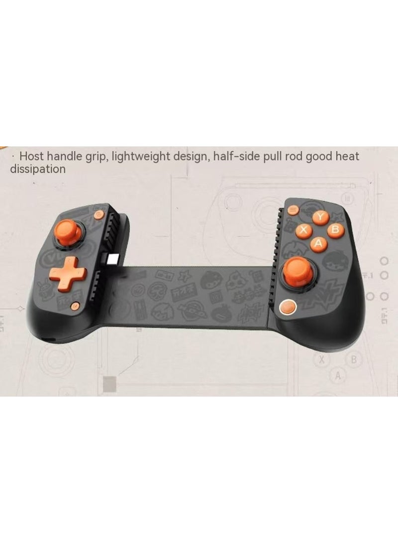 general Classic Gamepad X5 Lite Stretching Gaming Controller Zenless Zone Zero Co Branded Game Controller for Android & iPhone 15/16 Series (USB-C), 213mm Stretching Length, Supports Multiple Devices, Hall Effect Joystick, Turbo Function, Ergonomic and Lightweight Design, Pass-through Charging - Image 5