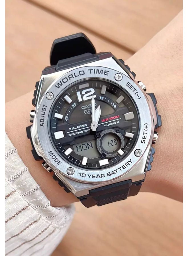 CASIO Resin Digital Wrist Watch  MWQ-100-1AVDF - Image 3