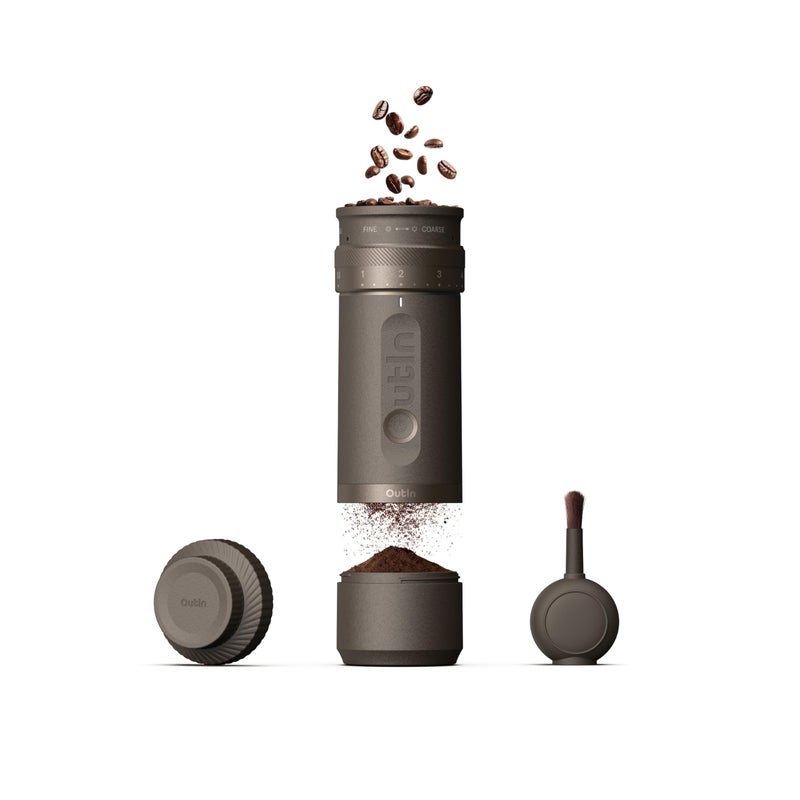 OutIn Fino Portable Electric Coffee GrinderAdjustable Coffee Bean Grinder with 28 Precise Grind SettingOneButton Burr Coffee Grinder with FastCharge Battery AutoStop ClogProtection - Image 2