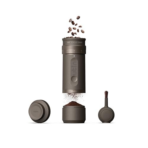 OutIn Fino Portable Electric Coffee GrinderAdjustable Coffee Bean Grinder with 28 Precise Grind SettingOneButton Burr Coffee Grinder with FastCharge Battery AutoStop ClogProtection - Image 1