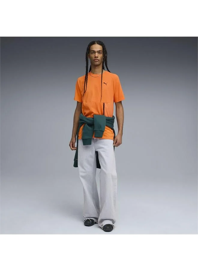Puma Orange Glo PUMATECH Pocket Tee Men for Men | Best Price UAE