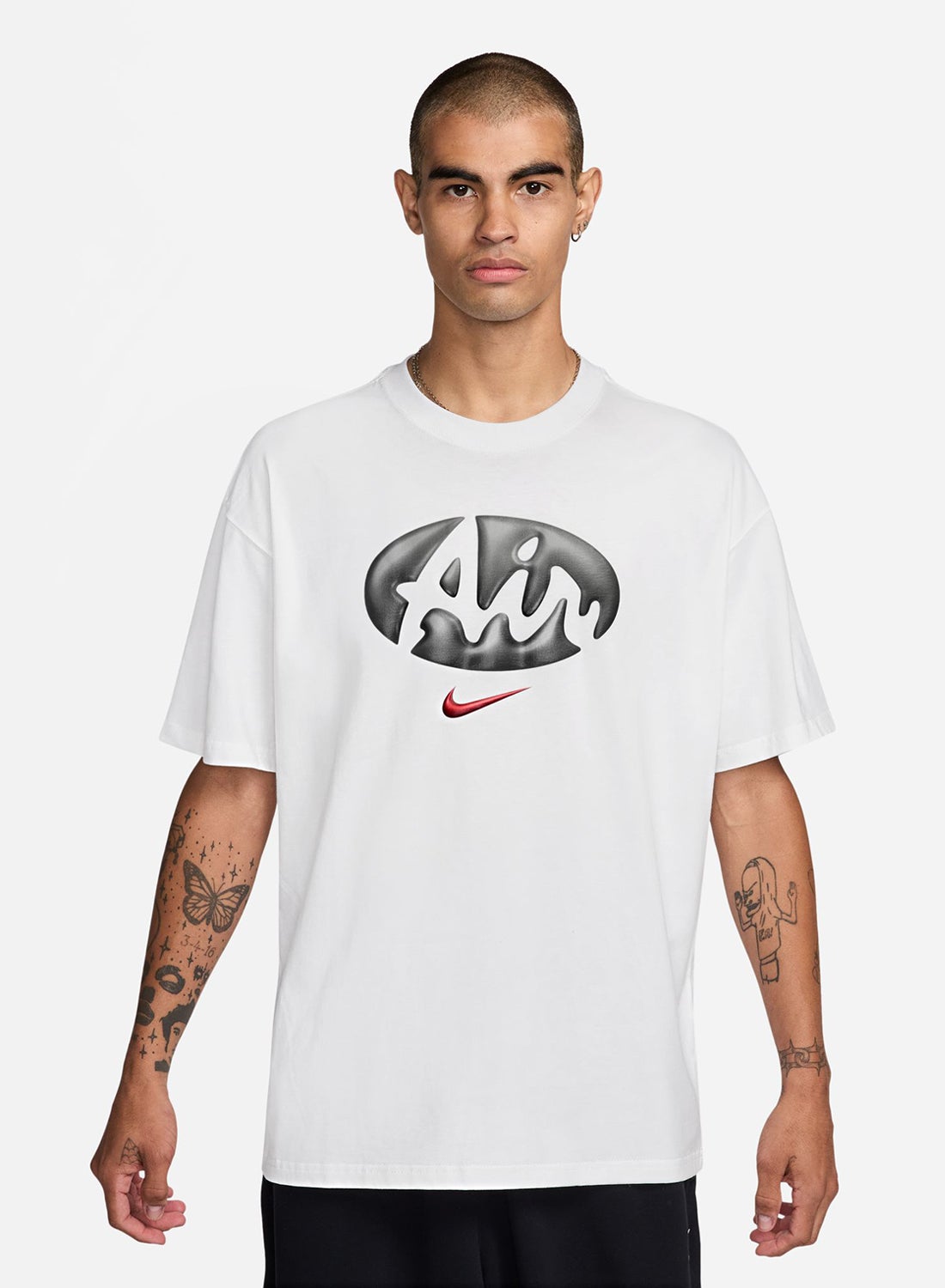 nike air max white t shirt