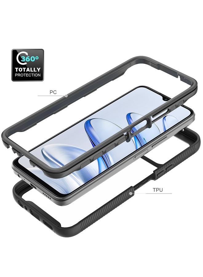 اس-توب جراب لهاتف Honor X8 5G / X6 4G / 70 Lite Starry Sky بلون سادة مقاوم للصدمات مصنوع من مادة TPU الشفافة - Image 5