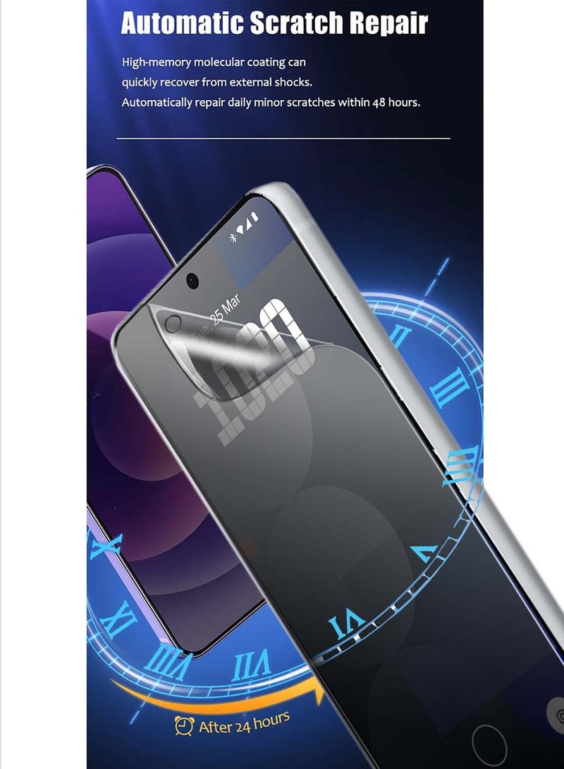 Wtech Nothing Phone (3a) 5G / 3a Pro 2025 Premium Hydrogel Anti Spy / Anti Privacy Film Thin and Flexible Screen Protector (MSHFMP) - Clear - Image 4