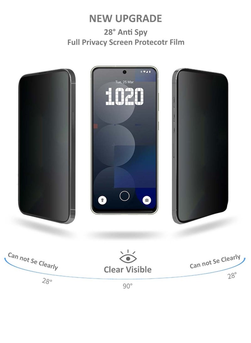 Wtech Nothing Phone (3a) 5G / 3a Pro 2025 Premium Hydrogel Anti Spy / Anti Privacy Film Thin and Flexible Screen Protector (MSHFMP) - Clear - Image 5