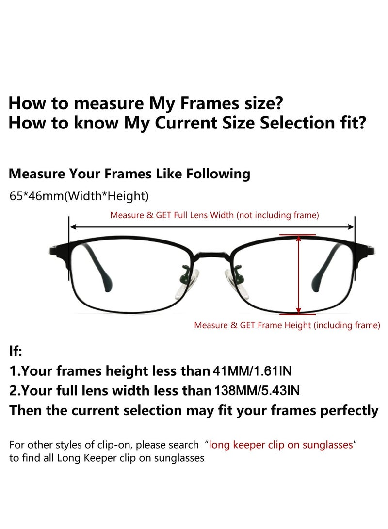 Zikra 3 Pack Clip on Flip up Polarized Lens Sunglasses for Prescription Glasses for Men and Women, UV Protection Eyewear for Fashion, Driving, Fishing, and Outdoor Sports(Dark Green + Brown + Grey) - Image 3