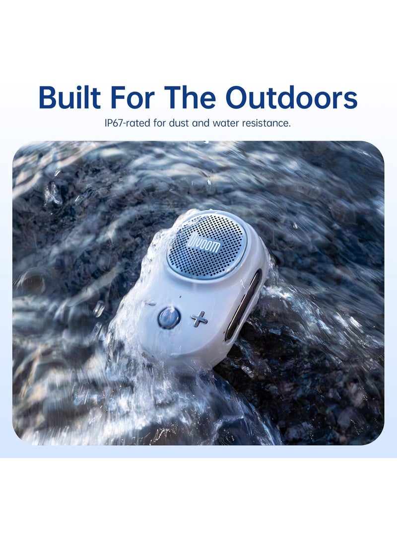 Divoom iTour-S Mini Wearable Bluetooth Speaker – 4.2W Hi-Fi Audio, Punchy Bass, IP67 Waterproof & Dustproof, Clip-On Design, 10-Hour Battery, True Stereo Pairing - Image 4