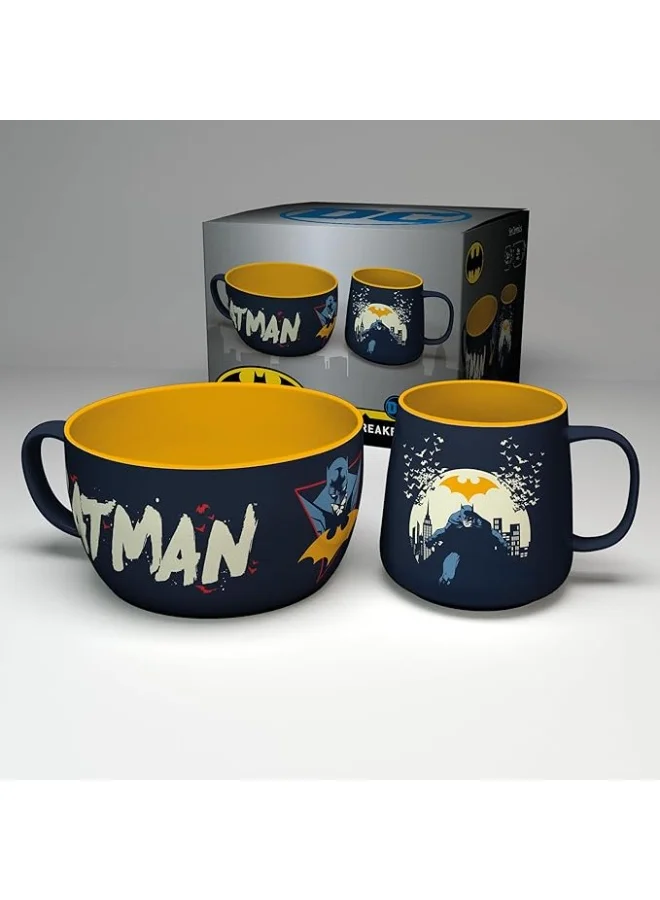 ABYstyle ABYstyle DC COMICS - Breakfast Set Mug + Bowl - Batman Iconic
