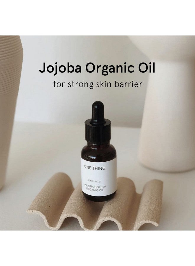 ONE THING Jojoba Golden Organic Oil 1.01 Fl Oz Moisturizing Natural Oil For Face Body Hair Nails Dry Skin Cold Pressed Unrefined Korean Skincare - Image 2