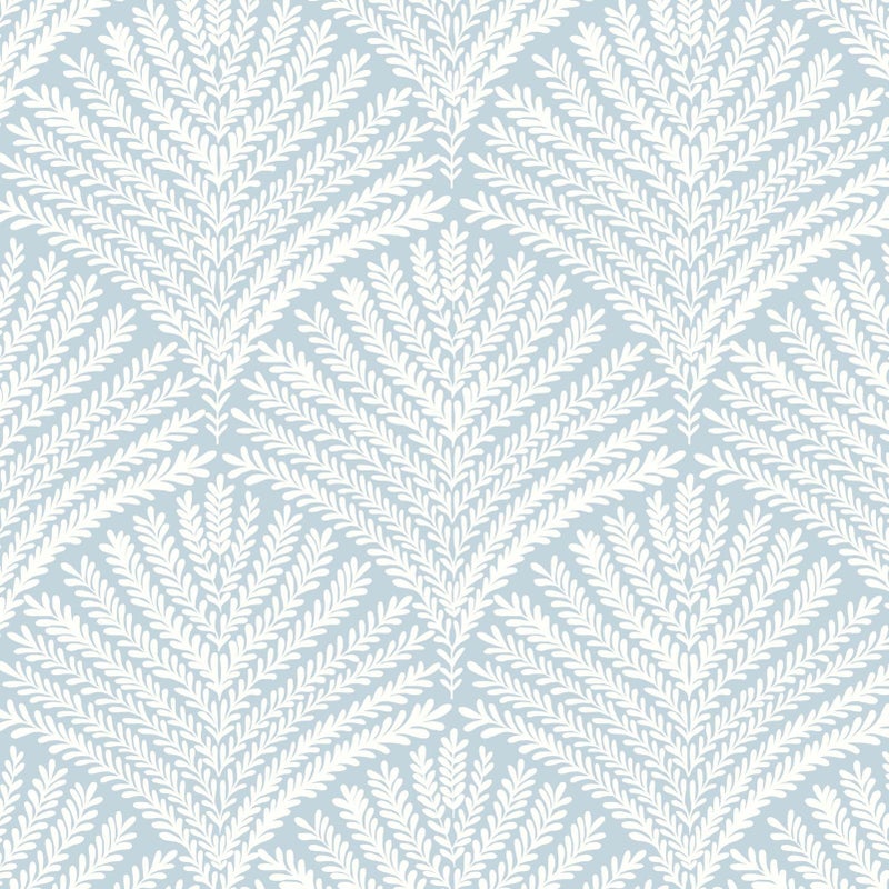 Ismoon Modern Peel and Stick Wallpaper Removable Geometric Wallpaper Boho Blue Contact Paper Leaf SelfAdhesive Decorative Wallpaper for Bedroom Bathroom Cabinets Decor Vinyl 161inx787in - Image 2