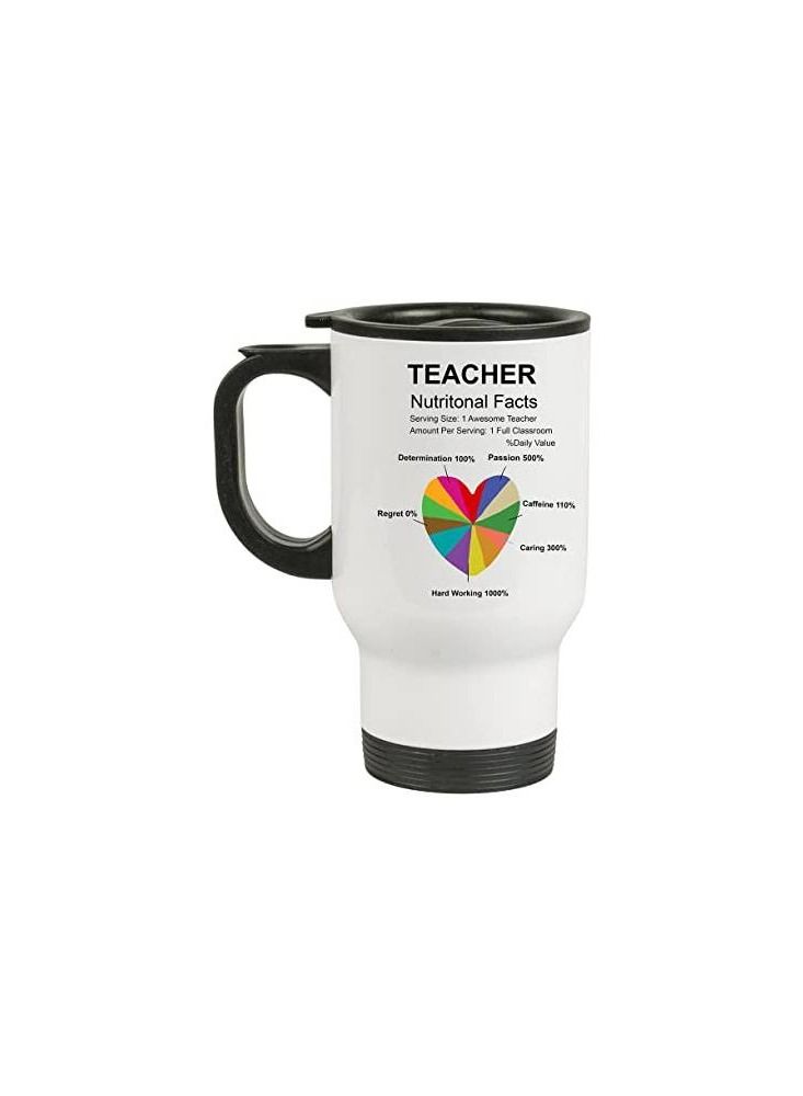 PRINTSHOP4ME Travel Mug Gifts for Teachers Day World Teachers Day Teachers Day Gifts Teachers Appreciation Design 2  - Image 2