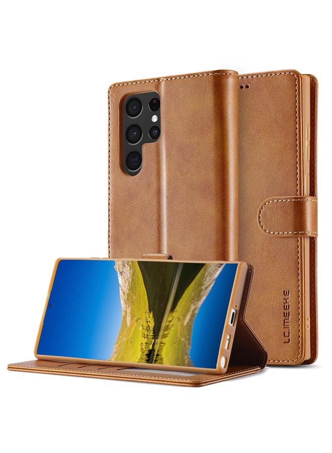 Case For Samsung Galaxy S25 Ultra 5G Calf Texture Leather Phone Case