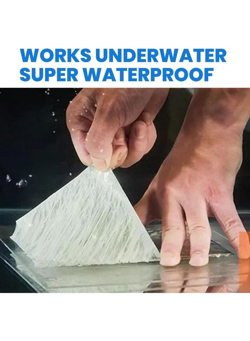 Fusion Luke Waterproof Tape 10cm x 5m | High Polymer Butyl Rubber Sealant Tape | Aluminum Foil Leak Repair Tape | Roof, Pipe, Window, Gutter & Car Sealing Tape – Heat & Cold Resistant - Image 4