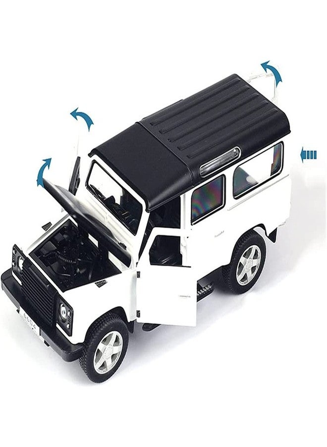 VARIYA ENTERPRISE Exclusive Alloy Metal Pull Back Die-cast Car 1/32 Defender Diecast Metal Pullback Toy car with Openable Doors, Light Music Boys Gifts Toy【 RED 】 - Image 3