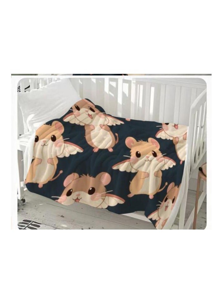general Children's or student cartoon flannel thin blanket (warm and comfortable, suitable for sleep, games) 100cm*150cm - Image 3