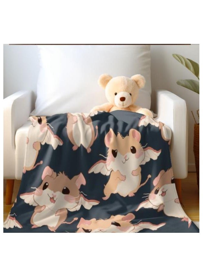 general Children's or student cartoon flannel thin blanket (warm and comfortable, suitable for sleep, games) 100cm*150cm - Image 4