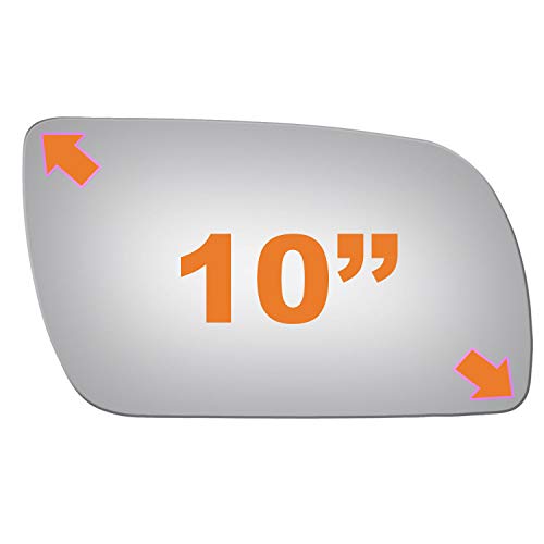 WLLW Mirror Glass Replacement for CHEVY GMC 1992's - 2000's Truck Passenger Side - Image 3