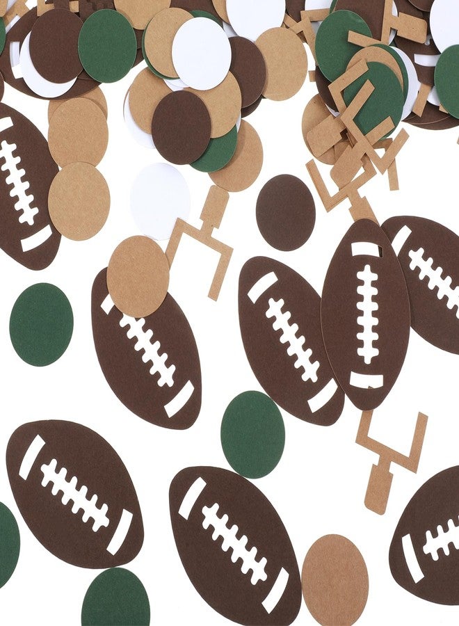 جريفوسيا 200 قطعة من قصاصات الورق الملونة على شكل كرة قدم، زينة طاولة لحفلات أعياد الميلاد، زينة حفلات أعياد الميلاد للأولاد والرجال، زينة طاولة لحفلات استقبال المولود الجديد - Image 1