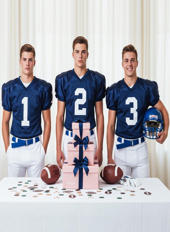 جريفوسيا 200 قطعة من قصاصات الورق الملونة على شكل كرة قدم، زينة طاولة لحفلات أعياد الميلاد، زينة حفلات أعياد الميلاد للأولاد والرجال، زينة طاولة لحفلات استقبال المولود الجديد - Image 5