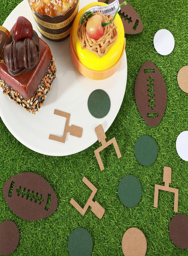 جريفوسيا 200 قطعة من قصاصات الورق الملونة على شكل كرة قدم، زينة طاولة لحفلات أعياد الميلاد، زينة حفلات أعياد الميلاد للأولاد والرجال، زينة طاولة لحفلات استقبال المولود الجديد - Image 4