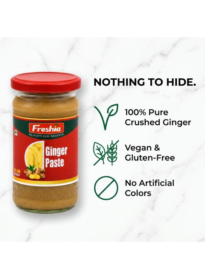 Freshia Ginger Paste - 300g | 100% Pure Crushed Ginger | Ready-to-Use Cooking Paste | No Artificial Colors or Flavors | Vegan, Gluten-Free - Image 5