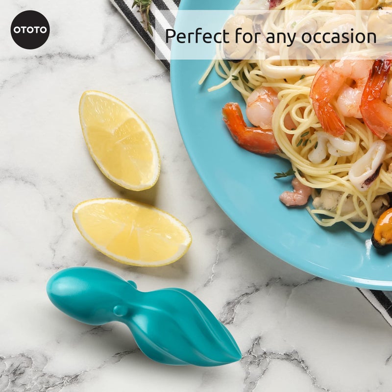 OTOTO OCTO Lemon Juicer Hand - Easy to Hold Lemon Squeezer Manual for Lemon, Lime, Oranges - BPA Free, Dishwasher Safe Citrus Juicer Hand Press Manual - Fun Kitchen Gadgets & Tools - Image 5