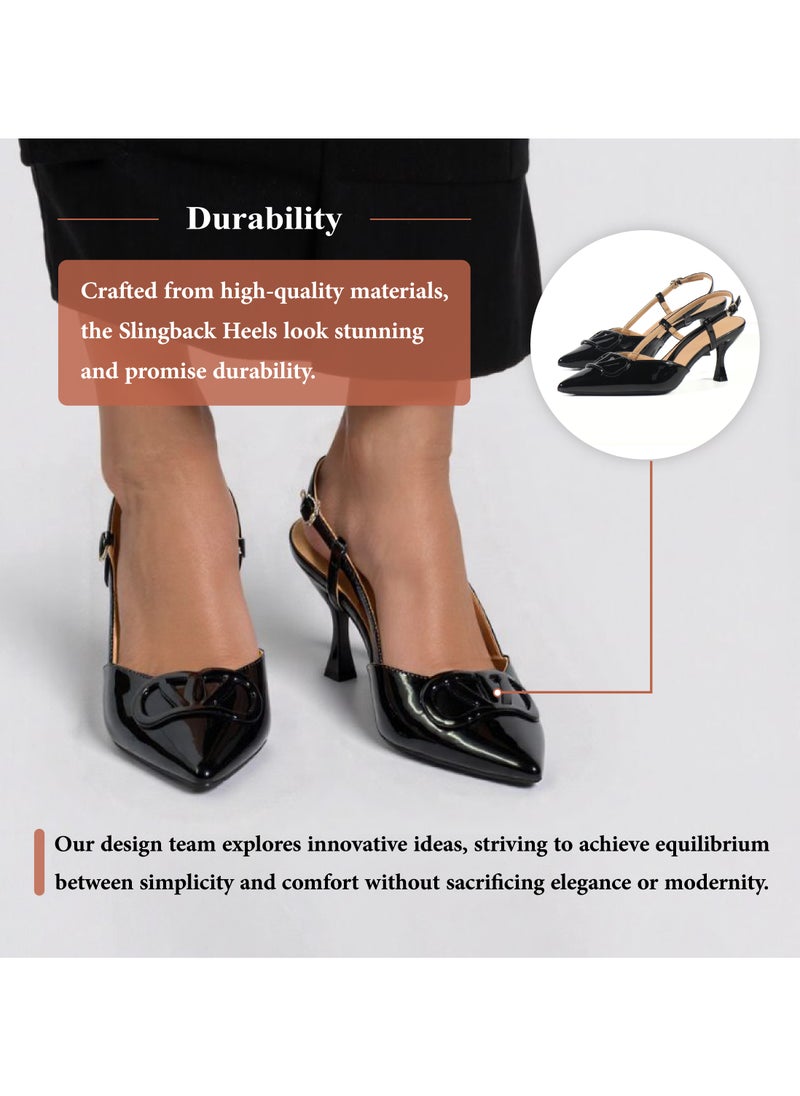 SD.Felano SD Felano Women's High Heels - Premium Material Heel Pumps for Women, Comfortable Slip-On Dress Shoes with Cushioned Insole, Stylish High Heels, Available in Multiple Colors  - Image 4