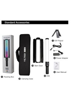 فيلتروكس H18 Double-Sided Bi-Color-RGB LED Tube Light  - Image 3
