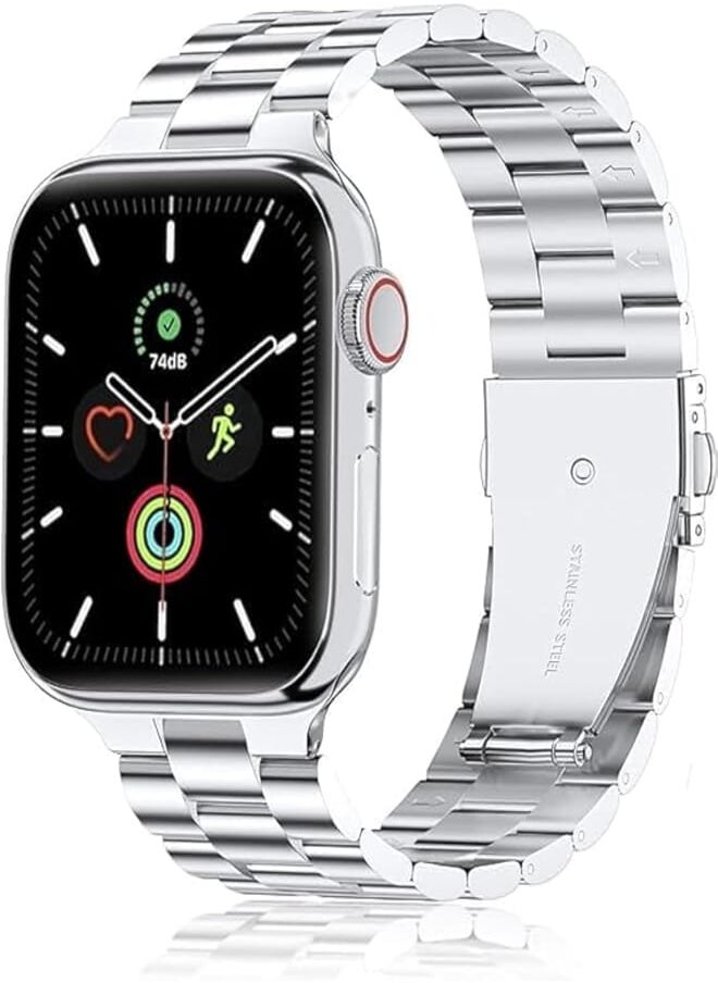 Next Metal Band Compatible with Apple Watch Band Size 38-40-41 SE Series 6/5/4/3/2/1 Stainless Steel Strap for iWatch - Next store 