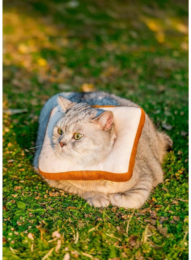 متجر الفرح طوق مخروطي ناعم قابل للتعديل بتصميم لطيف للقطط، طوق للتعافي، طوق مخروطي للرقبة بعد العمليات الجراحية، طوق إليزابيثي للقطط الصغيرة - Image 4