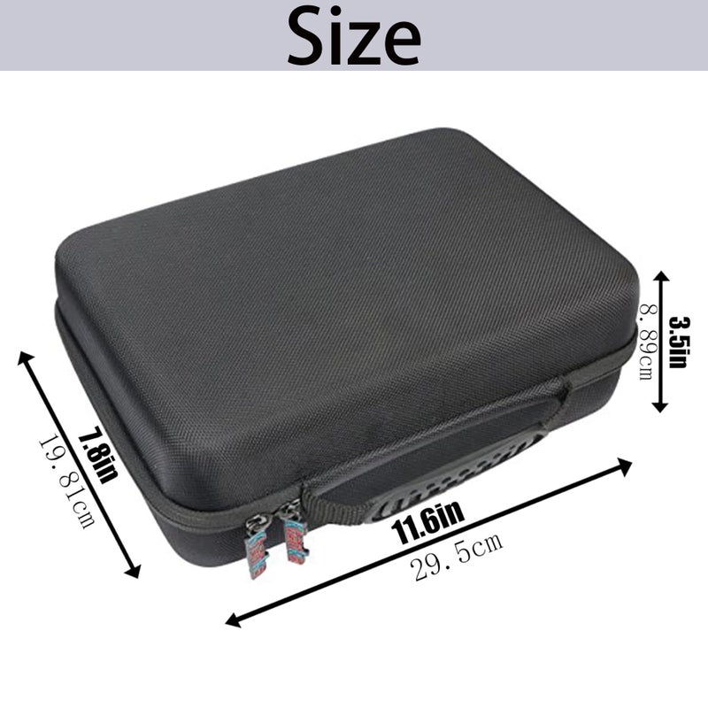 Khanka Hard Travel Case Replacement for DBPOWER 11.5" / 12" Portable DVD Player, Case Only (Black) - Image 2