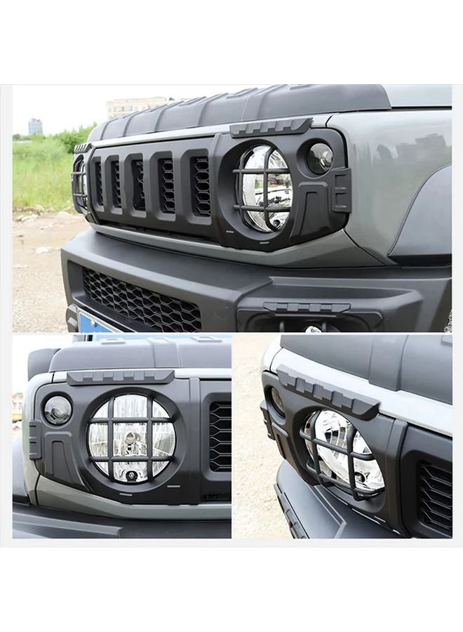 Black Headlight Cover for Suzuki Jimny JB64 JB74W 2019 2023 Protective Cover - Image 5