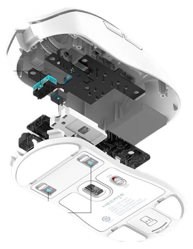 EDIFIER ماوس الألعاب اللاسلكي والسلكي ثلاثي الوضعيات Hecate G3Mpro - Image 1
