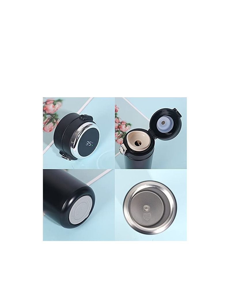 Spaceshoop 400ML Vacuum Flask Leak-proof Double Wall Stainless Steel Vacuum Insulated Water Bottle for Business Trip - Image 4