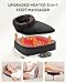 Snailax 2in1 Shiatsu Foot and Back Massager with Heat Kneading Foot Warmer Electric Feet Massage Massagers for BackLegGifts for WomenMen - Image 4