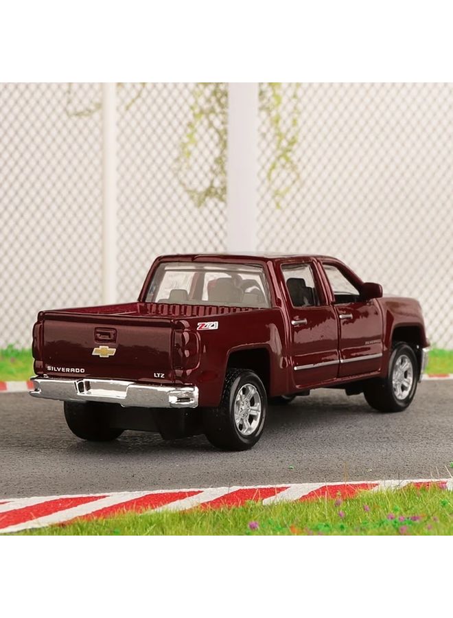 Red Chevrolet Silverado 1 43 Maisto Alloy Model Car Toy Gift For Boys - Image 5