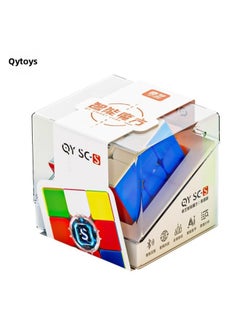 Qiyi Third-order Magnetic AI Intelligent Rubik's Cube Competition Special Internet Online Battle Educational Toys Wholesale-Color:Level 3 Ai Smart Racing Edition [solid Color] Online Battle