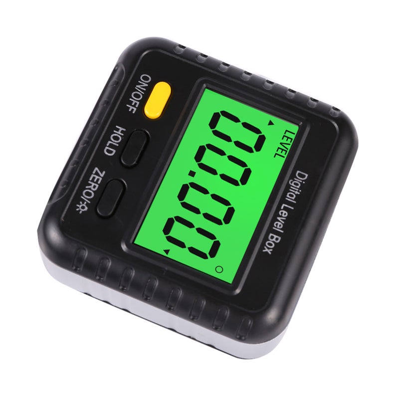 Digital Angle Finder Gauge 360 Degree Mini Digital Protractor Inclinometer Magnetic Angle Cube Electronic Level Box with LCD Display for Construction Automobile Repair Carpenter Craftsman Home - Image 3