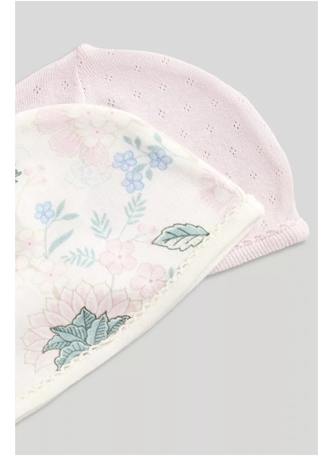 mothercare Blossom Baby Hats - 2 Pack