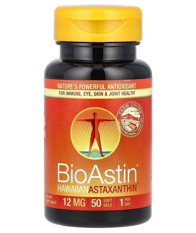 Nutrex Hawaii BioAstin Hawaiian Astaxanthin 12 mg 50 Soft Gels