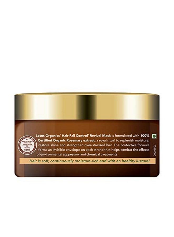 Lotus Organics+ Hair Fall Control Revival Hair Mask ; Red Onion Shea Butter ; Sulphate & Paraben Free ; All Hair Types ; 150G  - Image 3