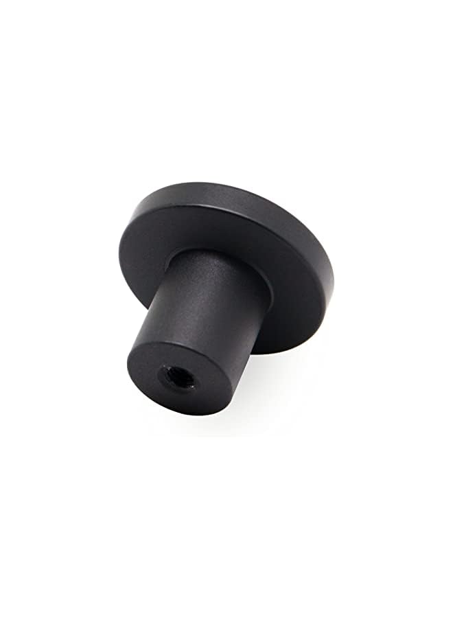 PROMASS promass Closet Door Knobs, Black Cabinet Knobs for Cabinets and Drawers Round Dresser Knobs with Screws 8 Pack - Image 3