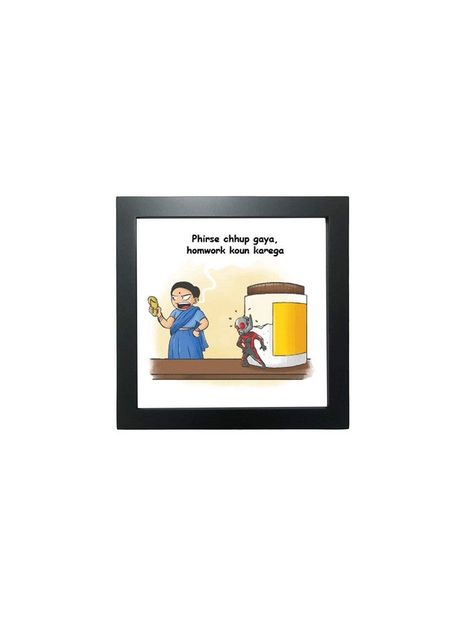 Northland Superhero Mother's Day Table/Desk Frame - Phir Chhup Gaya - Ideal Gift for Mother Mom Birthday Gift - Image 1